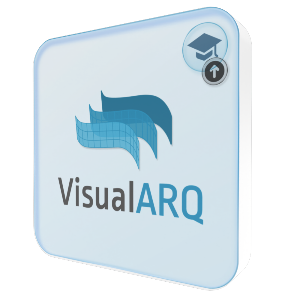 VisualARQ 3 Educational Upgrade Logo