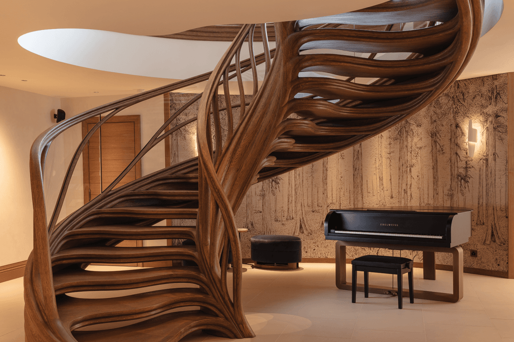 Rhino3Dzine Helical Timber Staircase Cover Image
