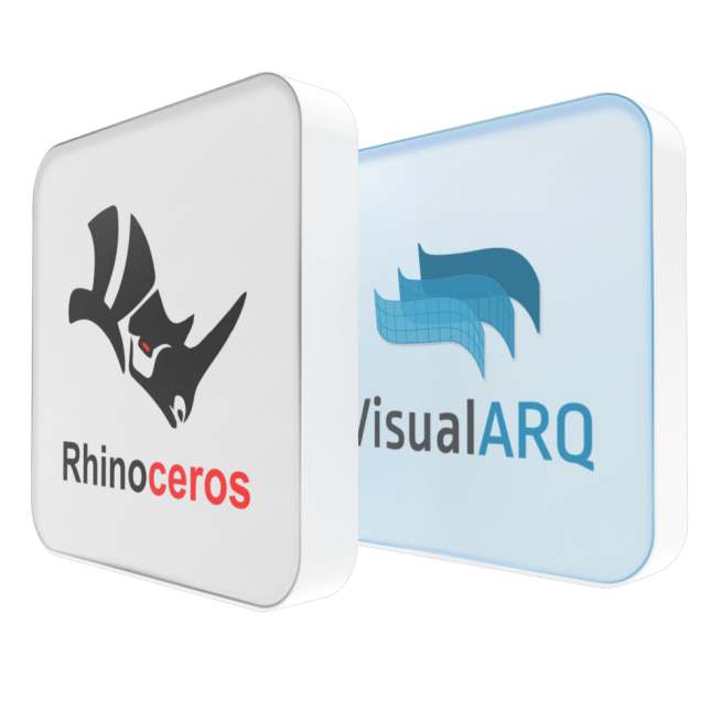 Rhino 8 and VisualARQ Bundle Logo