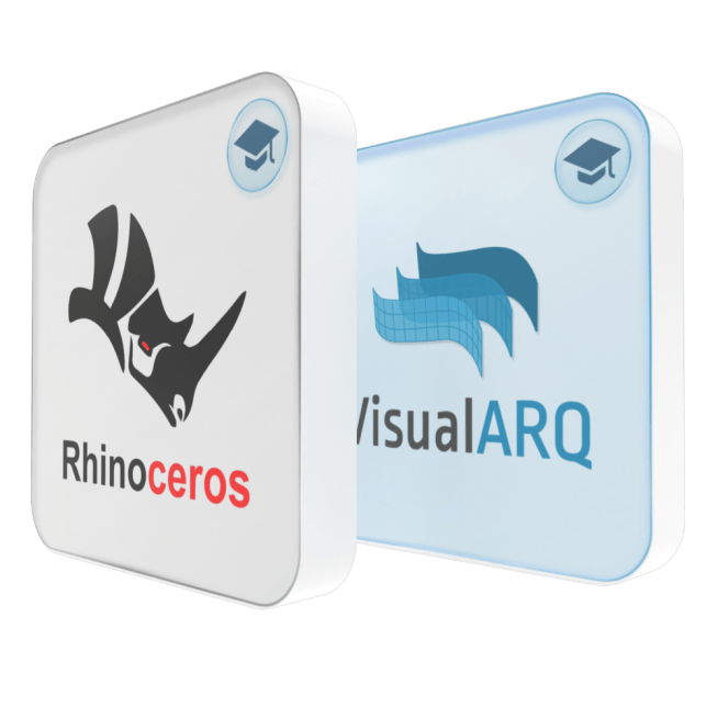 Rhino 8 and VisualARQ 3 Educational Bundle Logo