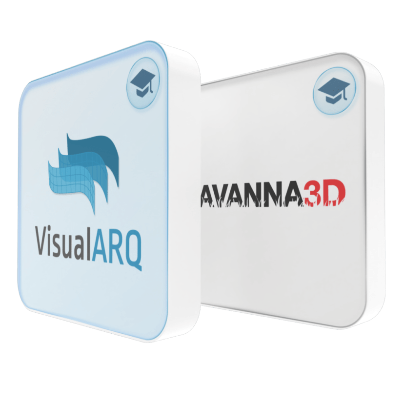 VisualARQ 3 and Savanna3D Educational Bundle Logo