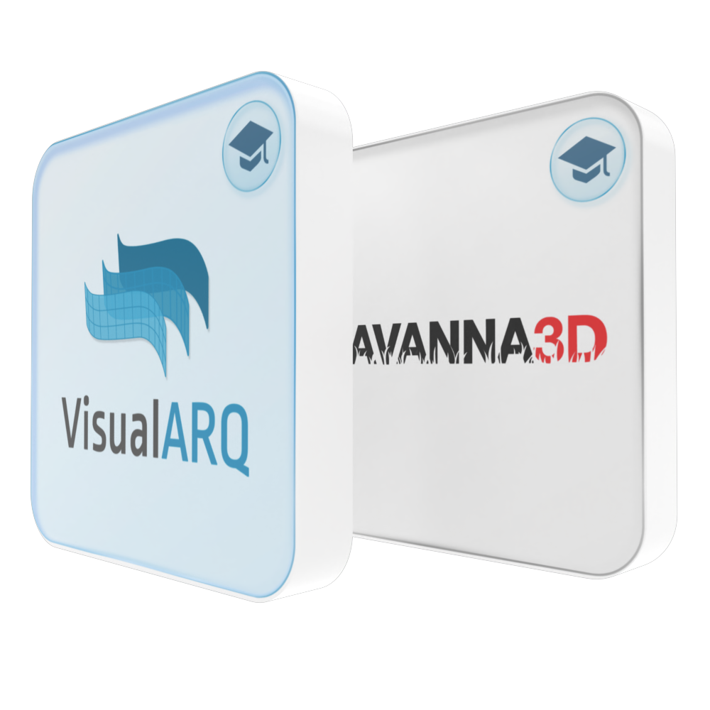 VisualARQ 3 and Savanna3D Educational Bundle Logo